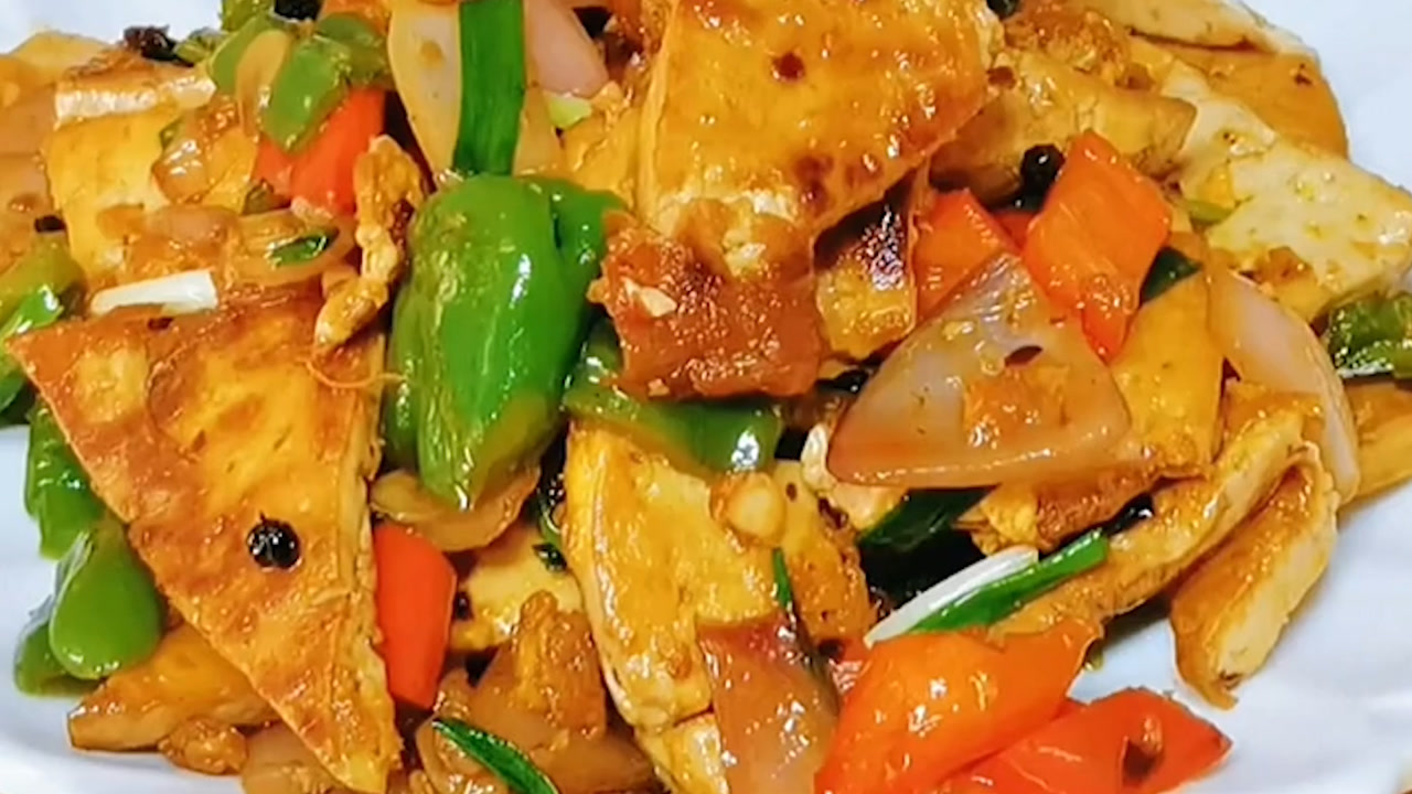 家常美味，炒豆腐的做法，家常美味，炒豆腐的制作方法